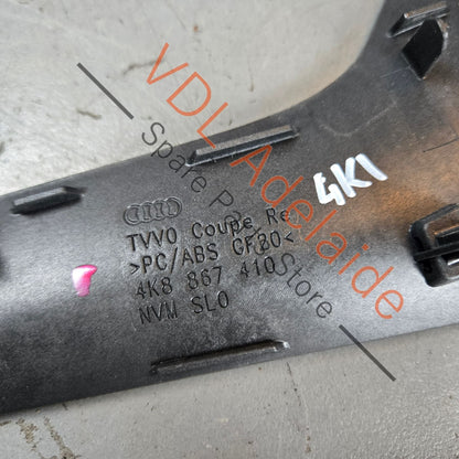 4K8867409C3ID 4K8867410C3ID 4K8867419C3ID 4K8867420C3ID Audi A7 S7 RS7 Carbon Fibre Twill Structure Set of 4x Door Trim Inserts 4K8867409C3ID 4K8867410C3ID