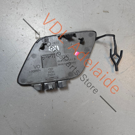 4K8807241B    Audi RS6 RS7 Front Bumper Tow Hook Cover Cap Trim 4K8807241B Mythos Black