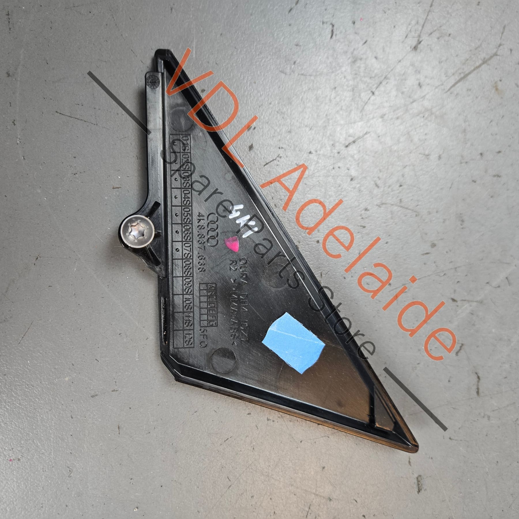 4K8837638    Audi A7 S7 RS7 Front Right Door Front Corner A Pillar Trim Gloss Black 4K8837638