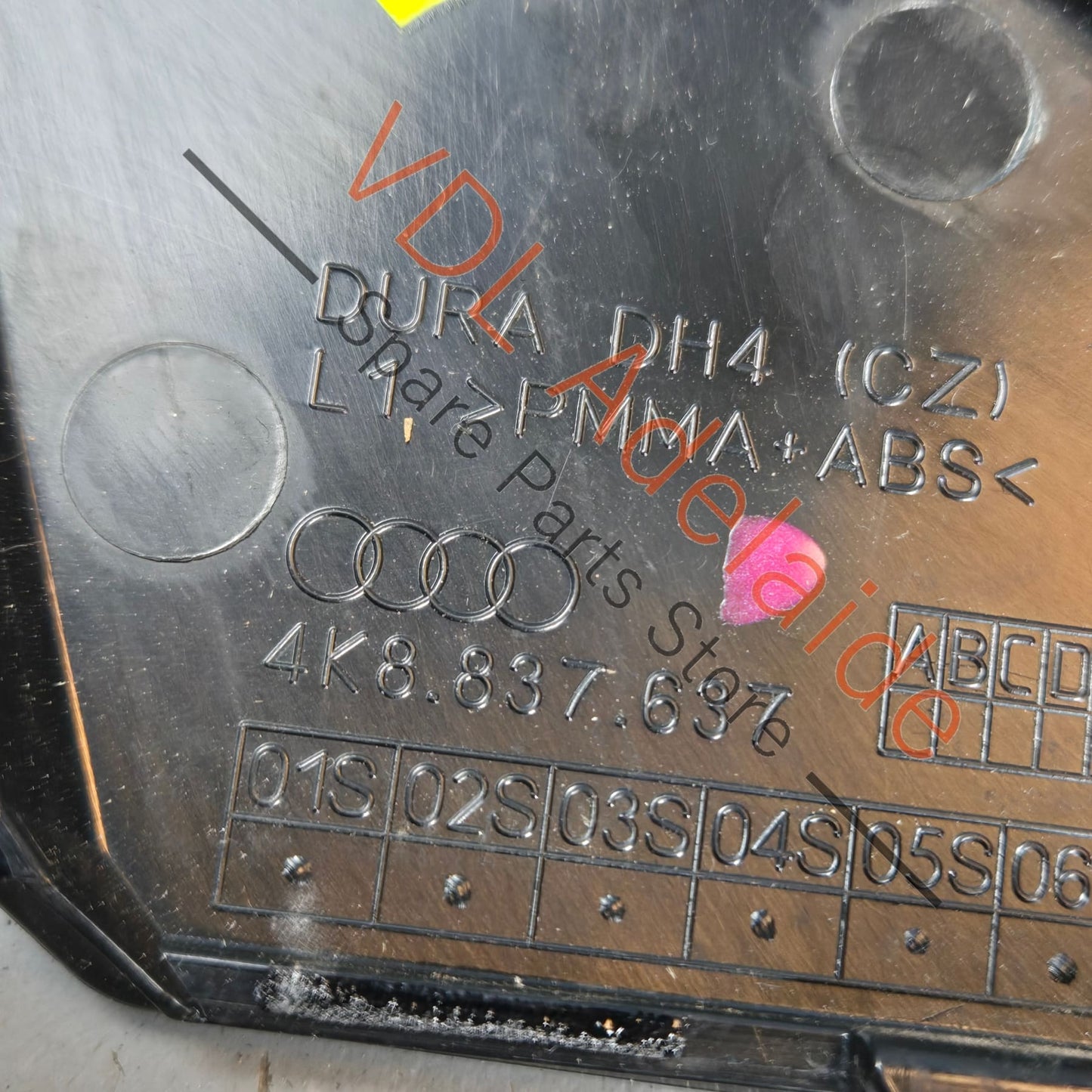 4K8837637    Audi A7 S7 RS7 Front Left Door Front Corner A Pillar Trim Gloss Black 4K8837637