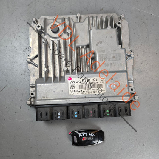 4K09075574KF    Audi RS7 4K Engine ECU Controller for DJPB 4.0 V8 Bi Turbo 441kw 4K0907557 4KF