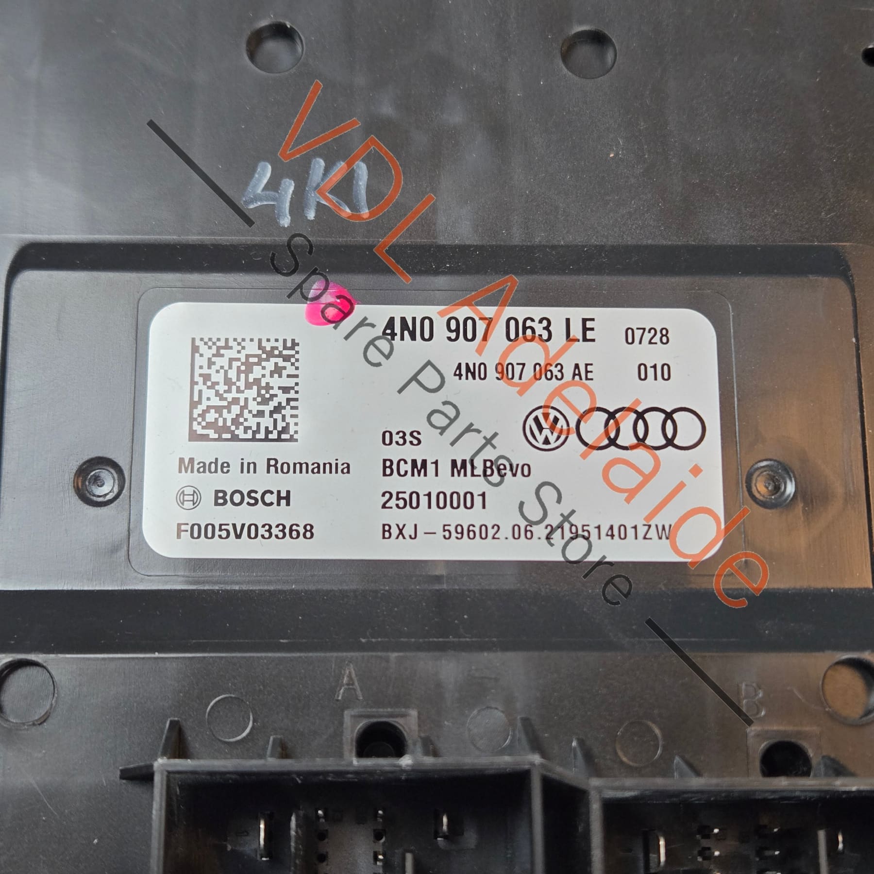4N0907063LE 4N0907063LN   Audi RS7 Front BCM Body Control Module 4N0907063LE 4N0907063LN
