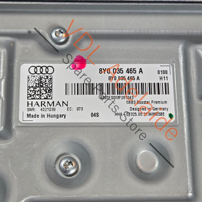 8Y0035465A    Audi Audio Amplifier 8Y0035465A