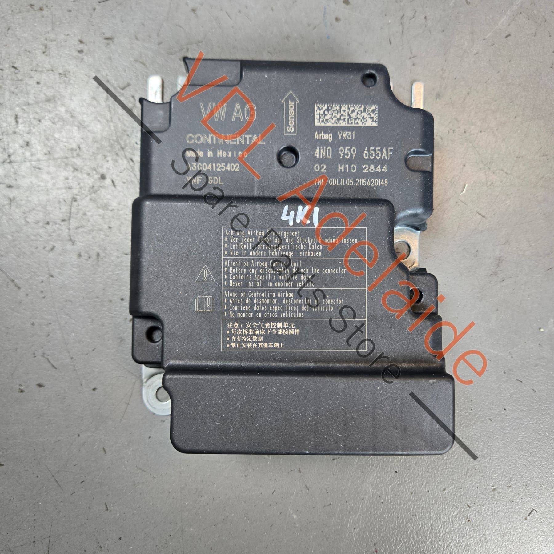 4N0959655AF    Audi RS7 Control Unit for Airbag SRS 4N0959655AF