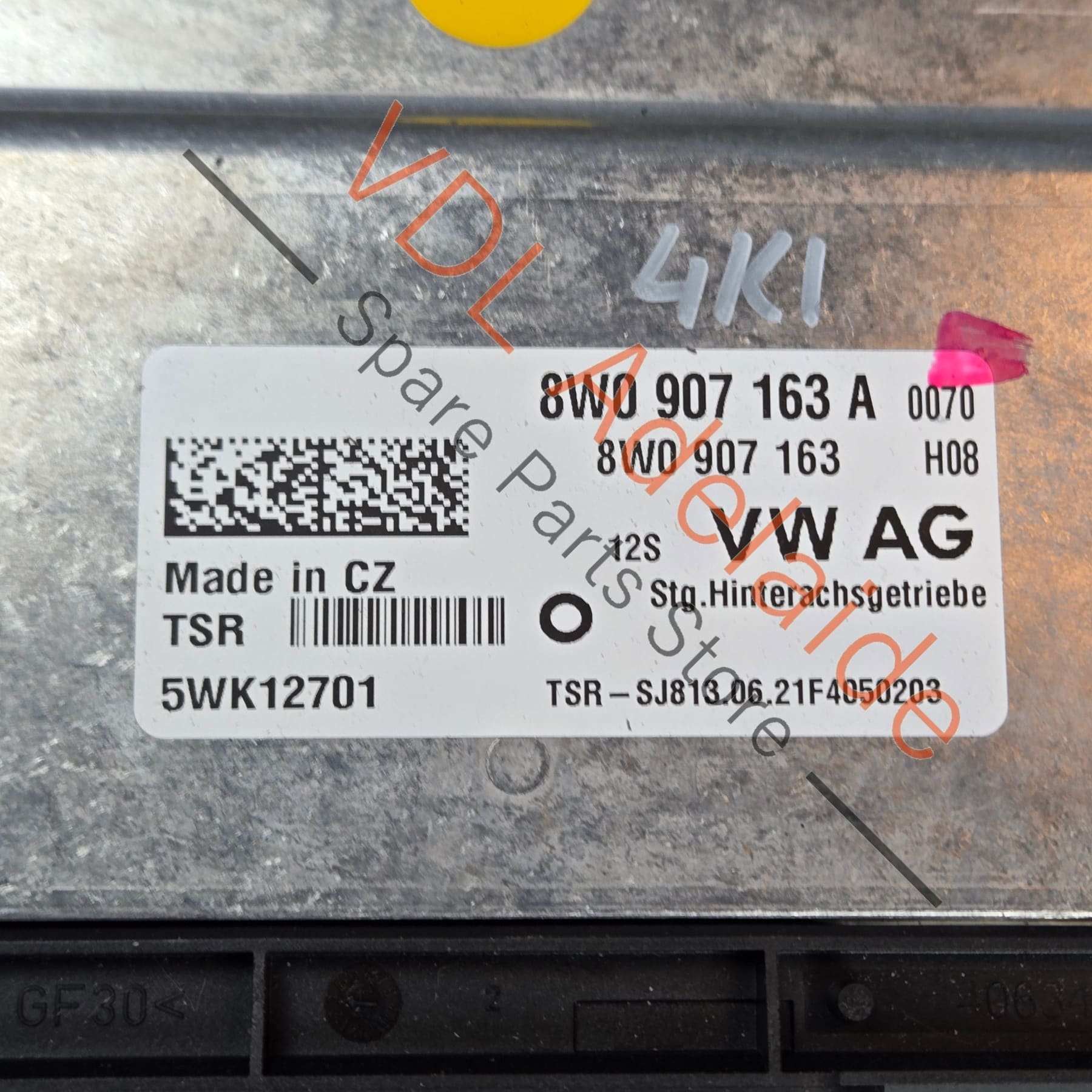 8W0907163A    Audi VW Control module for AWD Differential 8W0907163A