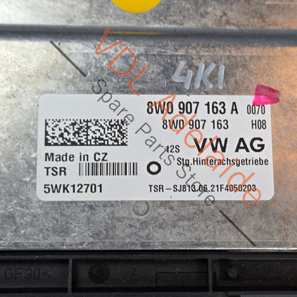 8W0907163A    Audi VW Control module for AWD Differential 8W0907163A