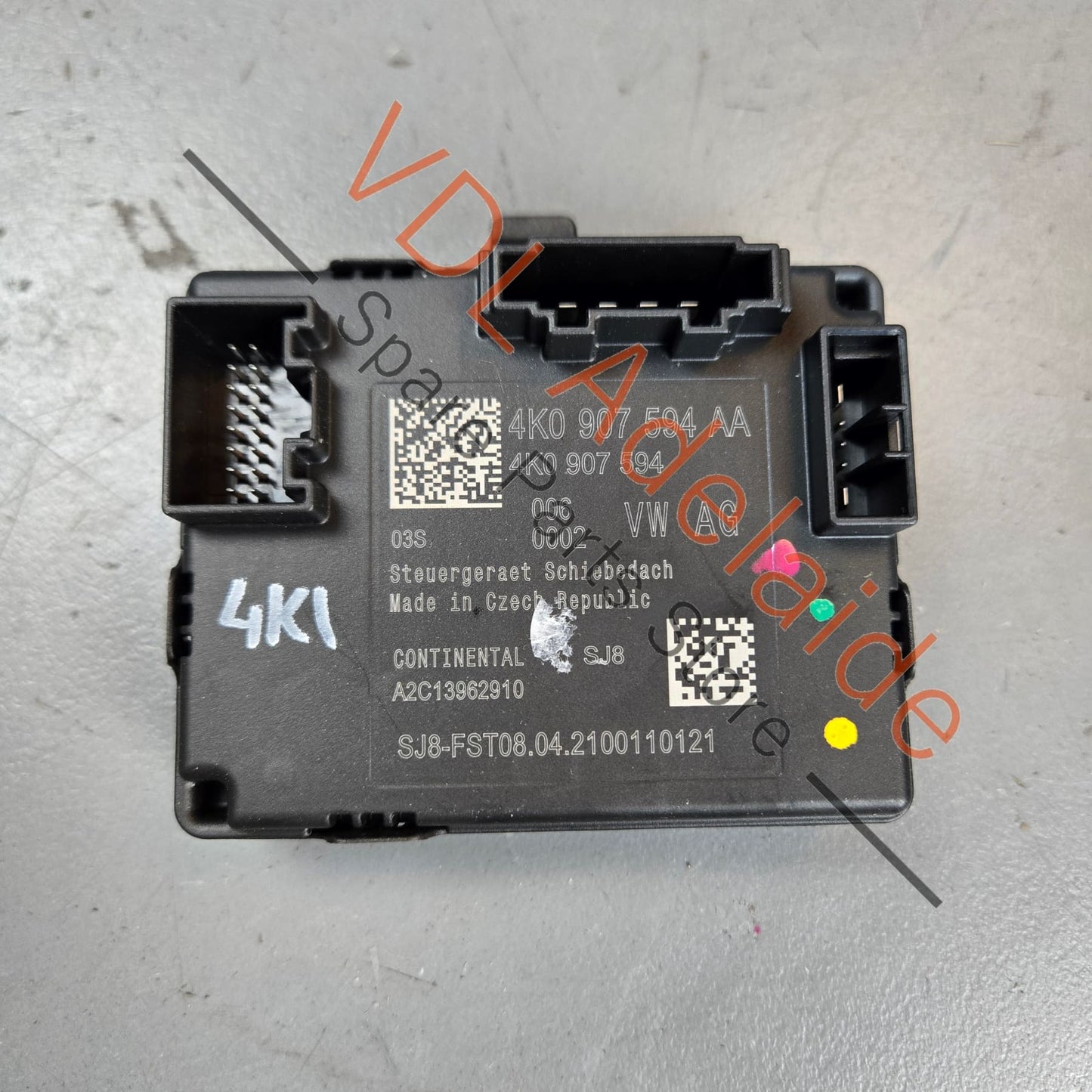 4K0907594AA    Audi Control Unit for Electric Sliding Sunroof 4K0907594AA