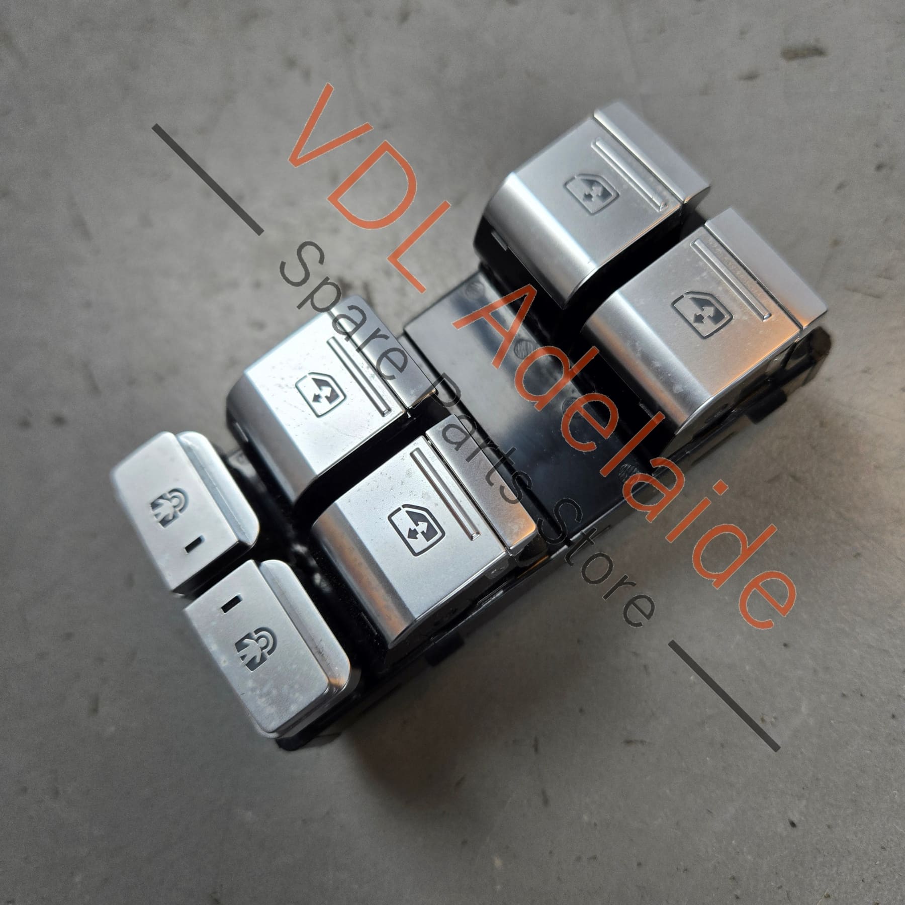 4K0959851C 4K0959851C3Q7   Original Audi A6 RS6 A7 RS7 C8 E-tron Aluminum Driver Window Switch 4K0959851C 3Q7