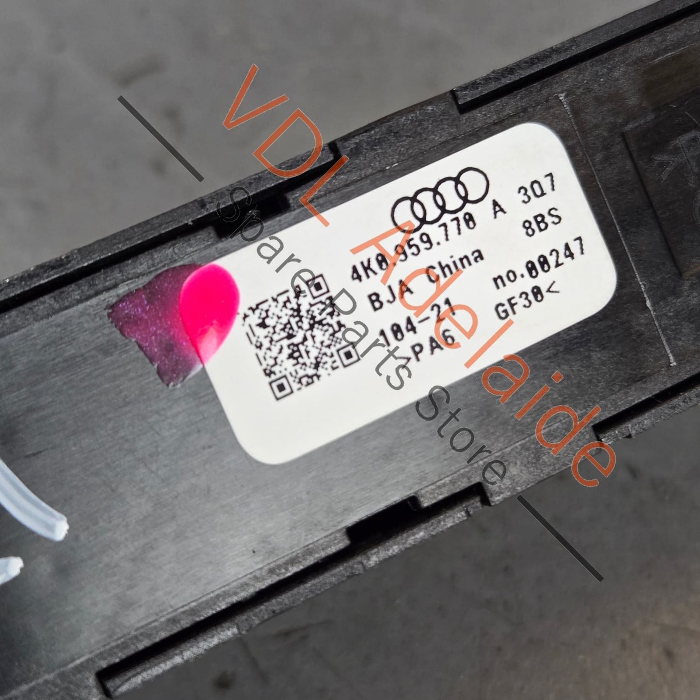 4K0959770A 4K0959770A3Q7   Audi A7 RS7 4K Switch Button Memory Seat Adjustment Front 4K0959770A 3Q7
