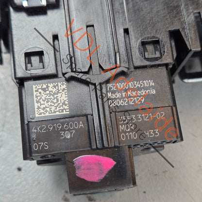 4K2919600A 4K2863263   Audi RS6 RS7 Volume Control Switch for RHD Models 4K1919616B 4K2919600A 4K2863263
