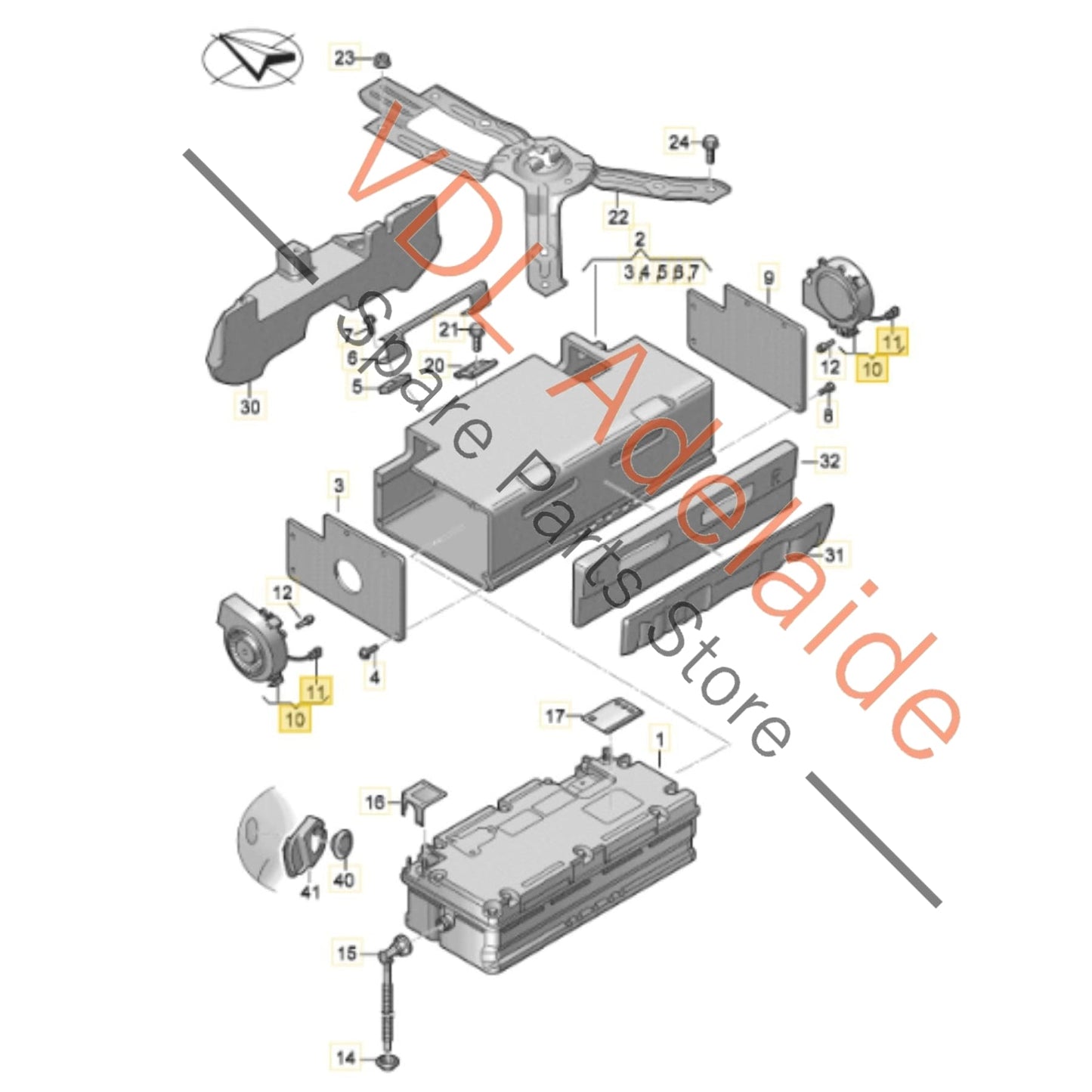4N0915213C    Audi A6 A7 A8 Q7 Q8 48V Battery Breather Cooling Fan Blower 4N0915213C