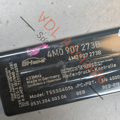 4M0907273B    Audi Tyre Pressure Monitoring Control Unit Module 4M0907273B