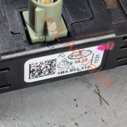 5B4035510    Audi Antenna Amplifier Aerial Module Control Unit 5B4035510