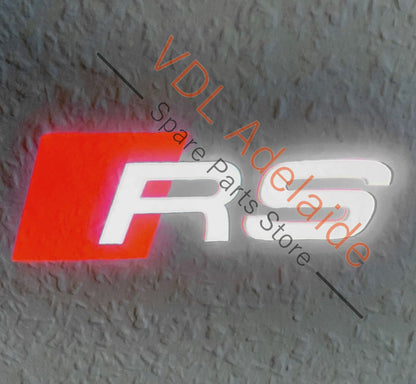 4S0947410G 4S0947409G   Genuine Audi RS RS3 RS4 RS5 RS6 RS7 Door Entry Light Projector Set left & Right pair 4S0947410G 4S0947409G