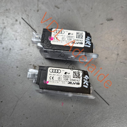 4S0947410G 4S0947409G   Genuine Audi RS RS3 RS4 RS5 RS6 RS7 Door Entry Light Projector Set left & Right pair 4S0947410G 4S0947409G