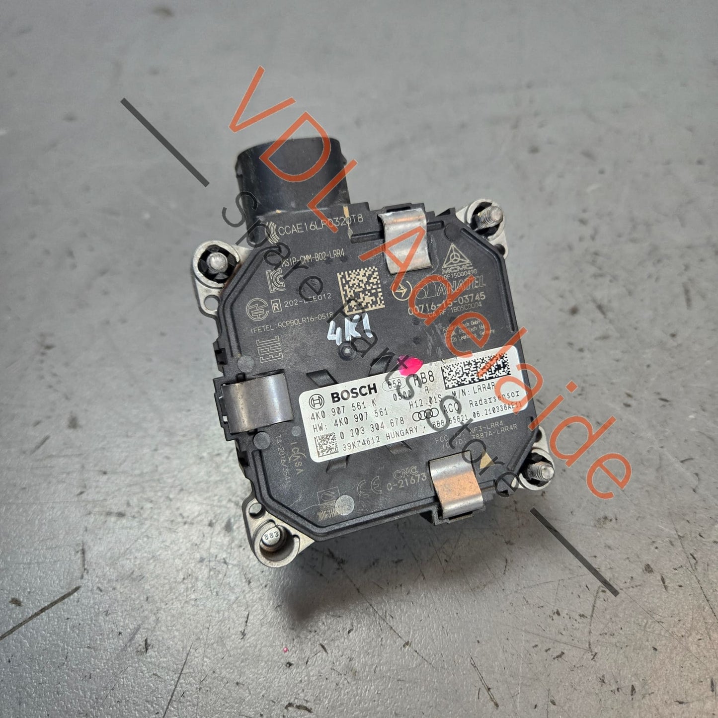 4K0907561K 4K0907561 4K0907561P  Audi RS7 Front Radar Sensor for Automatic Cruise Control 4K0907561P