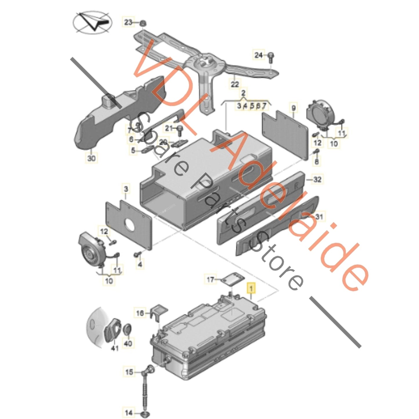 4N0915105D 4N0915105F   Audi VW Porsche 48V Lithuium Battery for MHEV 4N0915105D / 4N0915105F Tested & Healthy