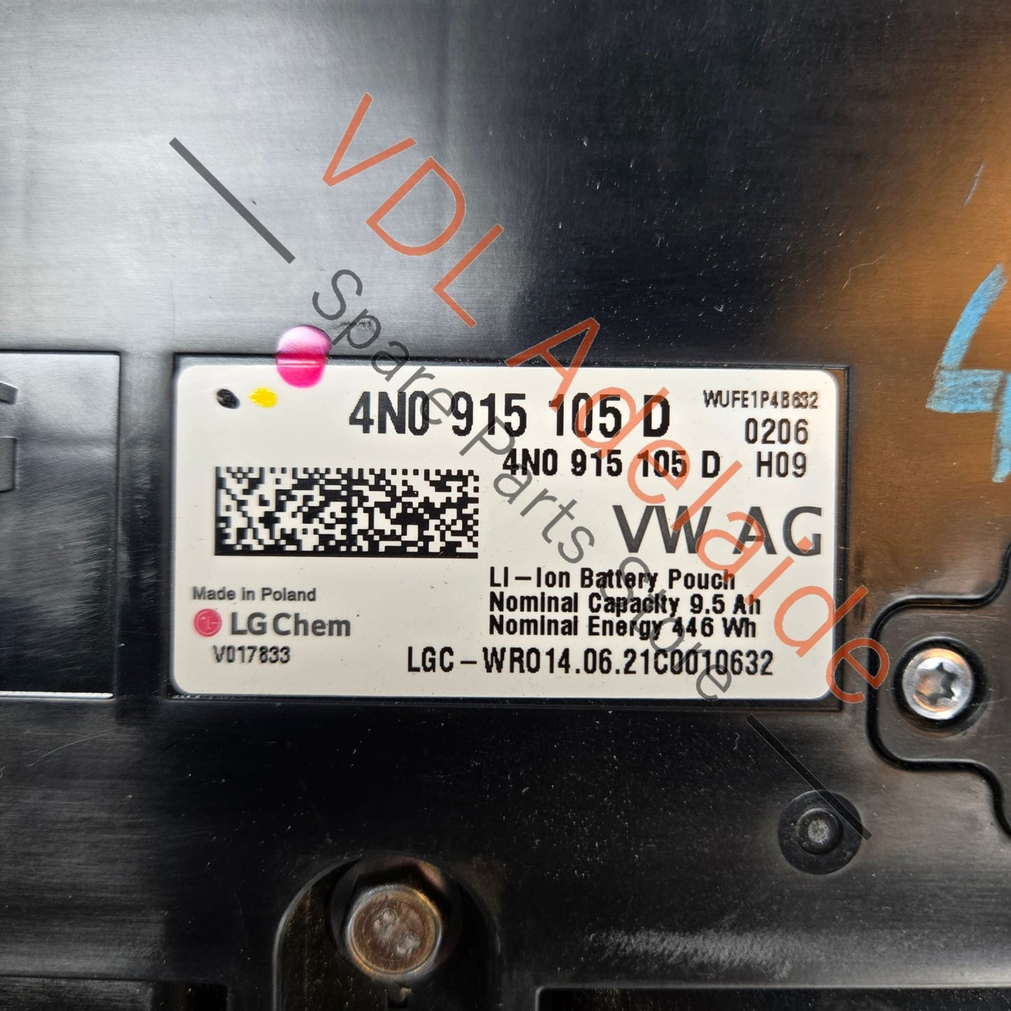 4N0915105D 4N0915105F   Audi VW Porsche 48V Lithuium Battery for MHEV 4N0915105D / 4N0915105F Tested & Healthy