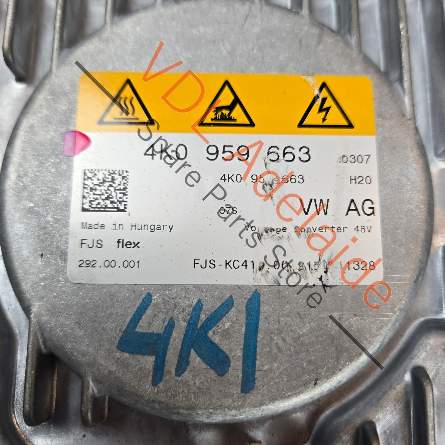 4K0959663    Audi 48V AC / DC Voltage Converter Transformer Module 4K0959663