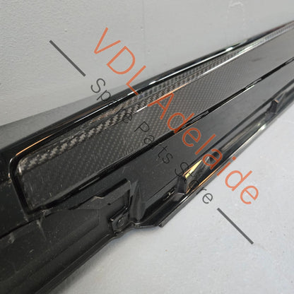 4K8854868B 4K8853860B   Audi RS6 RS7 C8 2021 2022 Right Side Sideskirt Rocker Panel Trim with Carbon Sideblade 4K8853860B 4K8854868B