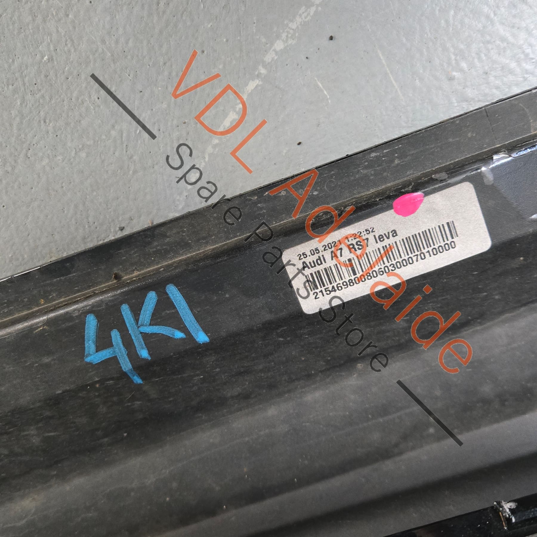 4K8853859B 4K8854867B   Audi RS6 RS7 C8 2021 2022 Left Side Sideskirt Rocker Panel Trim 4K8853859B