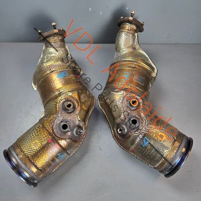 4N0254800K 4N0254850C   Audi Genuine Stock OEM RS6 RS7 Particulate Filter Set Left & Right 4N0254800K 4N0254850C