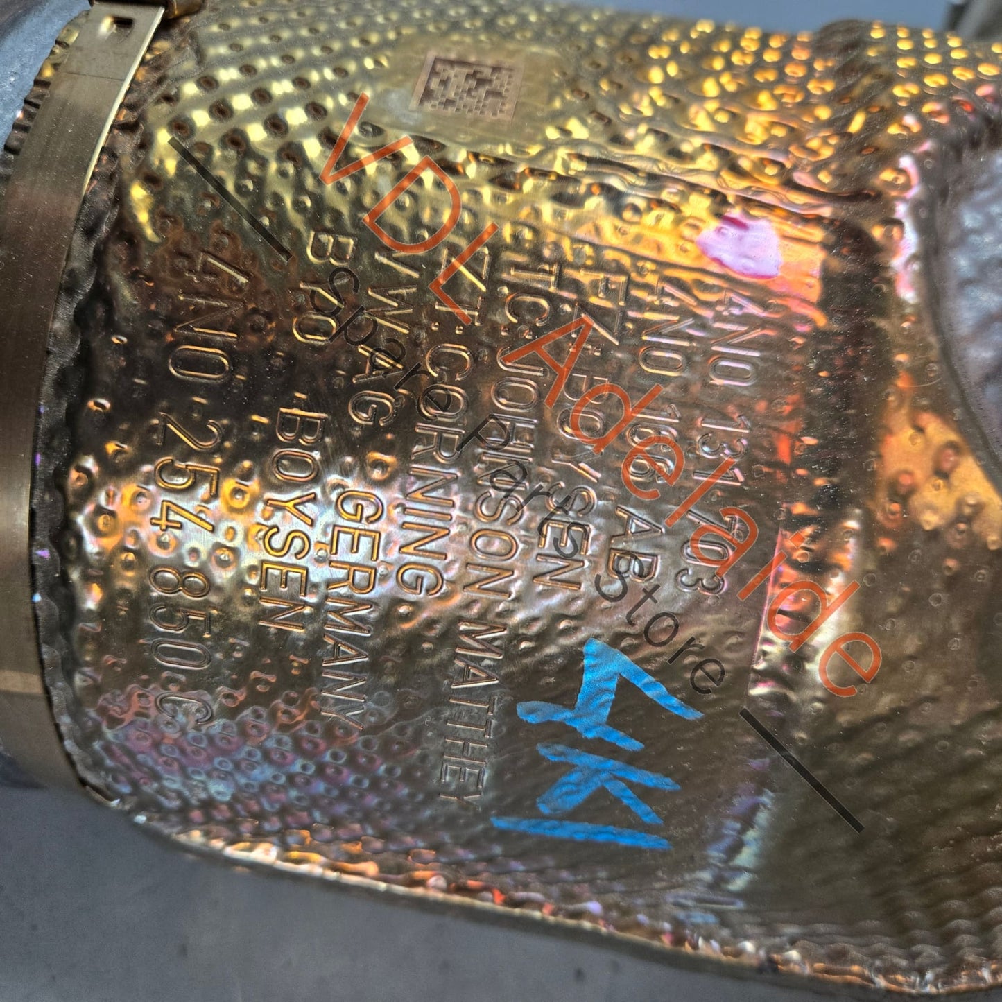 4N0254800K 4N0254850C   Audi Genuine Stock OEM RS6 RS7 Particulate Filter Set Left & Right 4N0254800K 4N0254850C