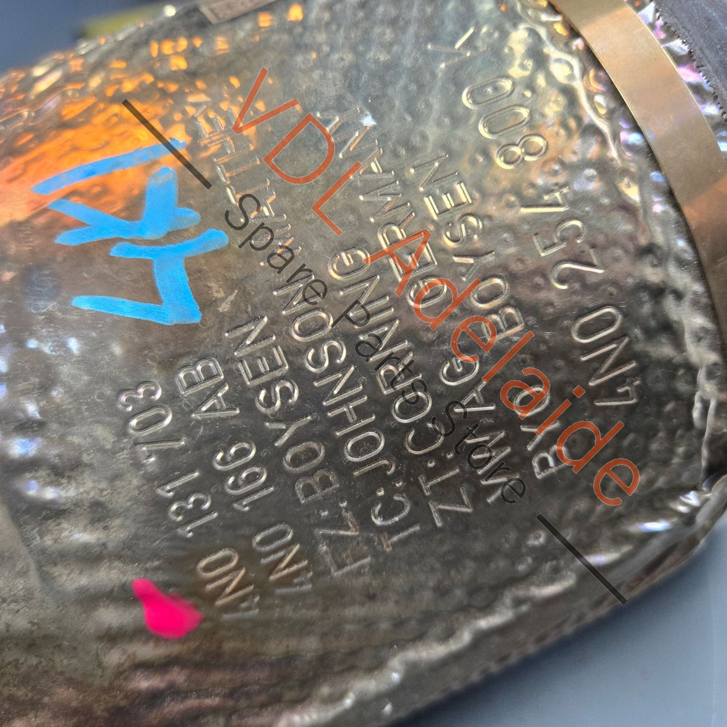 4N0254800K 4N0254850C   Audi Genuine Stock OEM RS6 RS7 Particulate Filter Set Left & Right 4N0254800K 4N0254850C