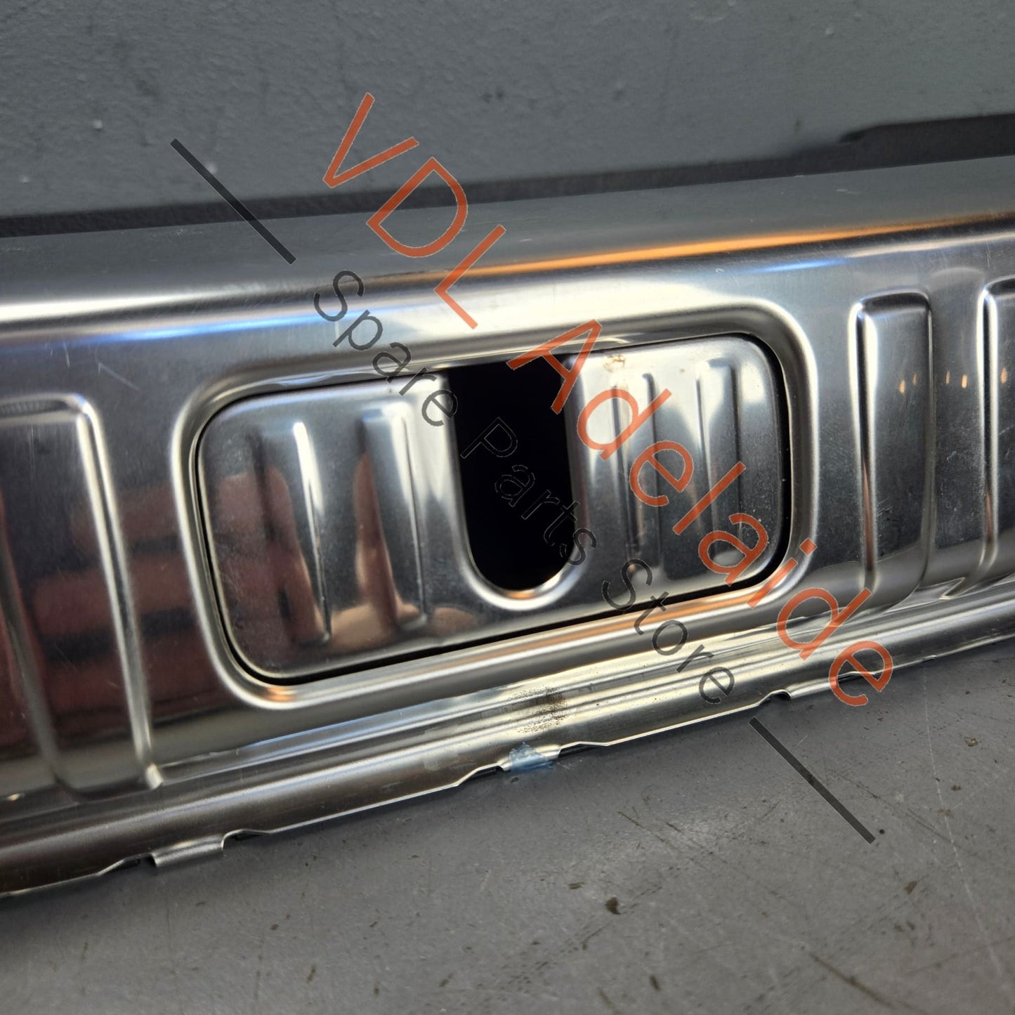 4K88634714PK    Audi A7 S7 RS7 Tailgate Boot Load Edge Strip Chrome Stainless Interior Trim 4K8863471