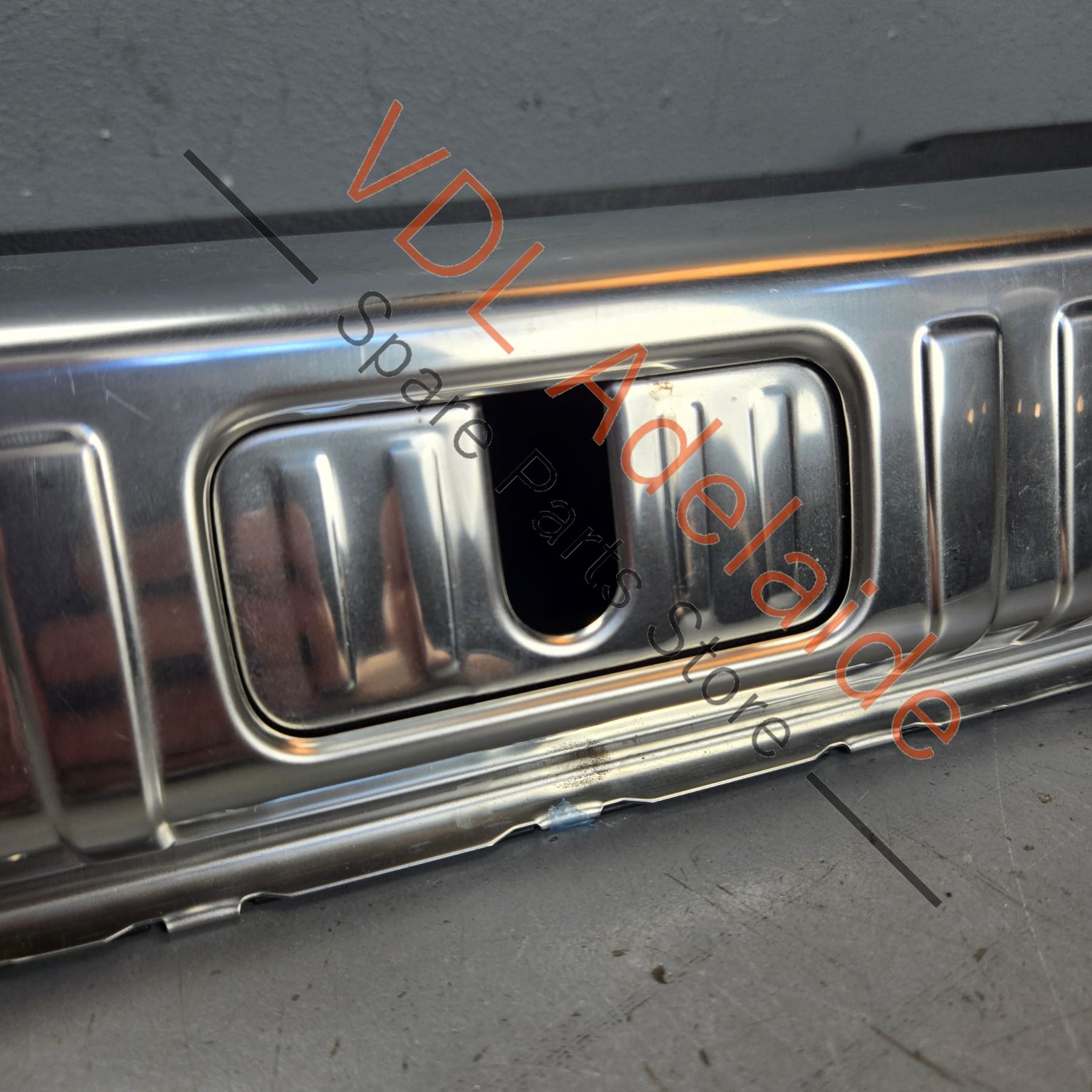 4K88634714PK    Audi A7 S7 RS7 Tailgate Boot Load Edge Strip Chrome Stainless Interior Trim 4K8863471