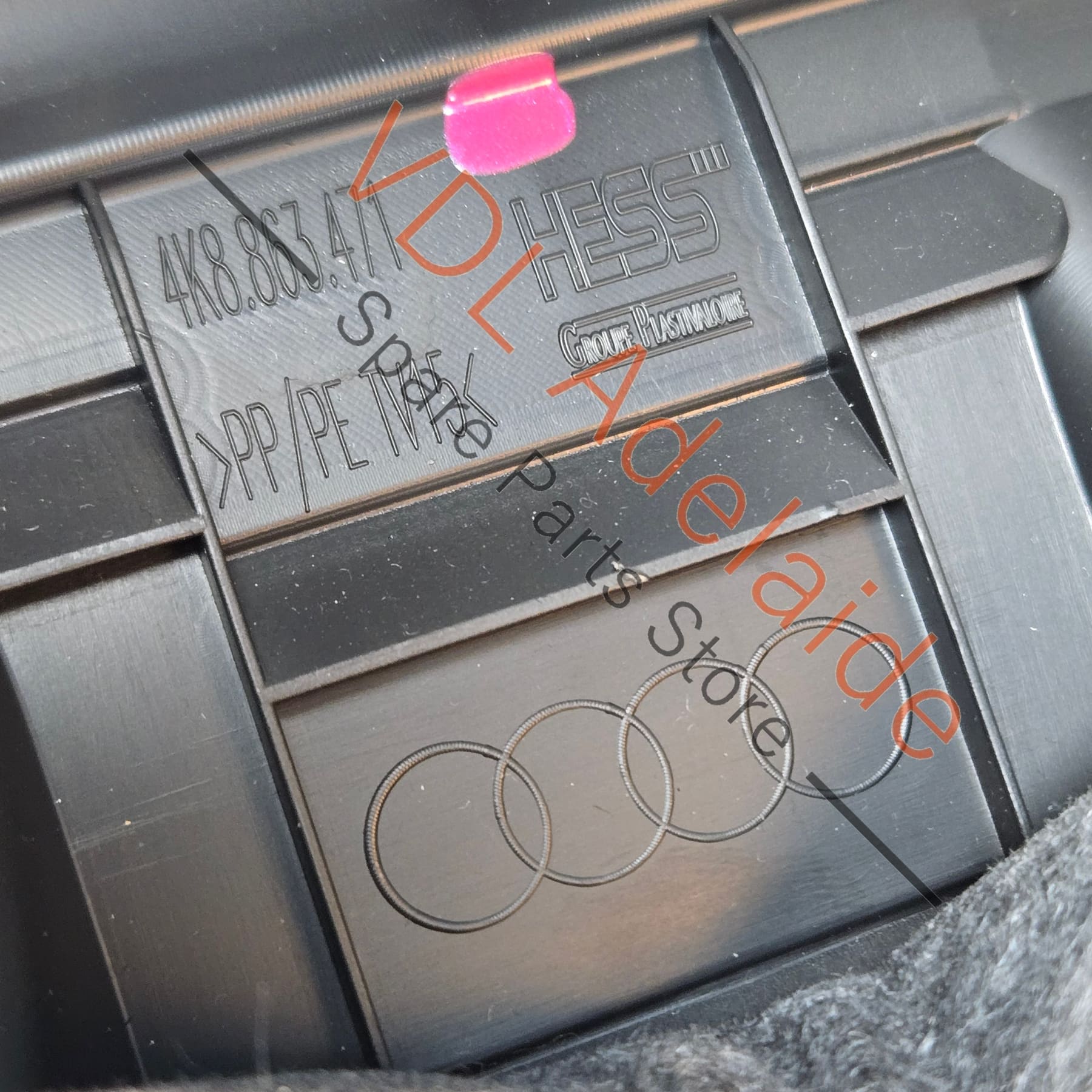 4K88634714PK    Audi A7 S7 RS7 Tailgate Boot Load Edge Strip Chrome Stainless Interior Trim 4K8863471