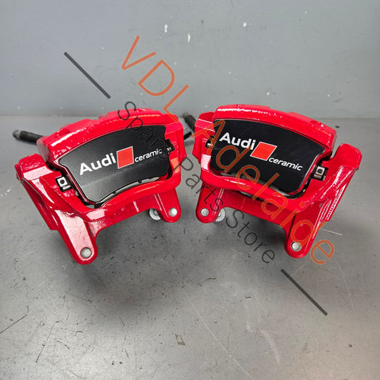 4M8615403A 4M8615425QC8 4M8615404A 4M8615426QC8 Audi RS6 RS7 Rear Carbon Ceramic Brake Caliper Set Left & Right 4M8615403A