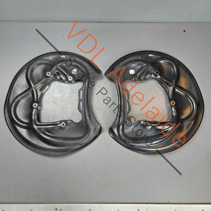 4M0615611B 4M0615612B   Audi RS7 Rear Brake Disc Cover Guard Set for Carbon Ceramic Rotor 4M0615611B 4M0615612B