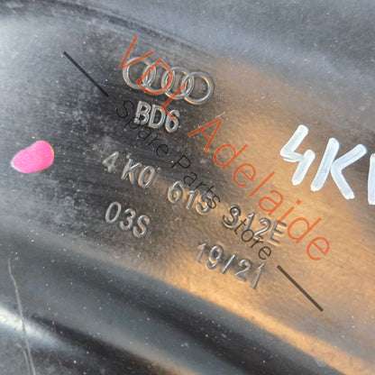 4K0615311E 4K0615312E   Audi RS7 Front Brake Disc Cover Guard Set for Carbon Ceramic Rotor 4K0615311E 4K0615312E