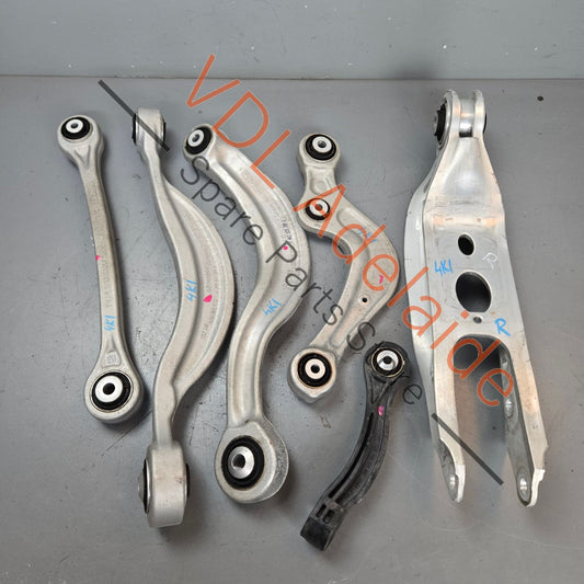 4M0505292F 4M0505323G 80A505311B 4M0501529L Audi RS6 RS7 Rear Right Suspension Arm Wishbone Set 4M0505292F 4M0505323G 80A505311B 4M0501529L 4K0505398A