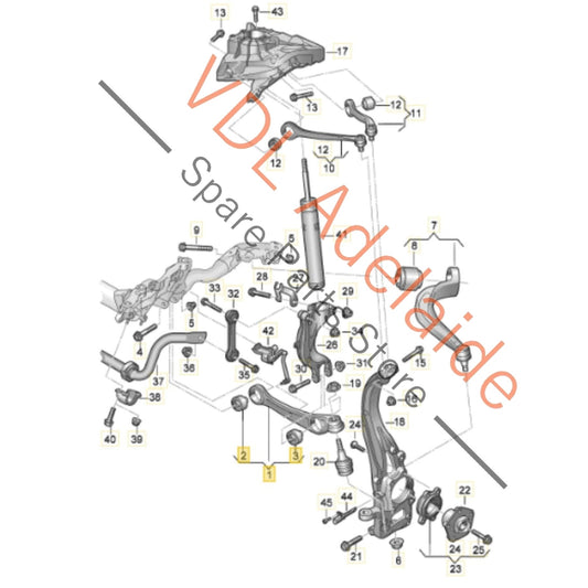 4M0407152R 4M0407156E   Audi Front Right Lower Control Arm Wishbone Suspension 4M0407152R 4M0407156E