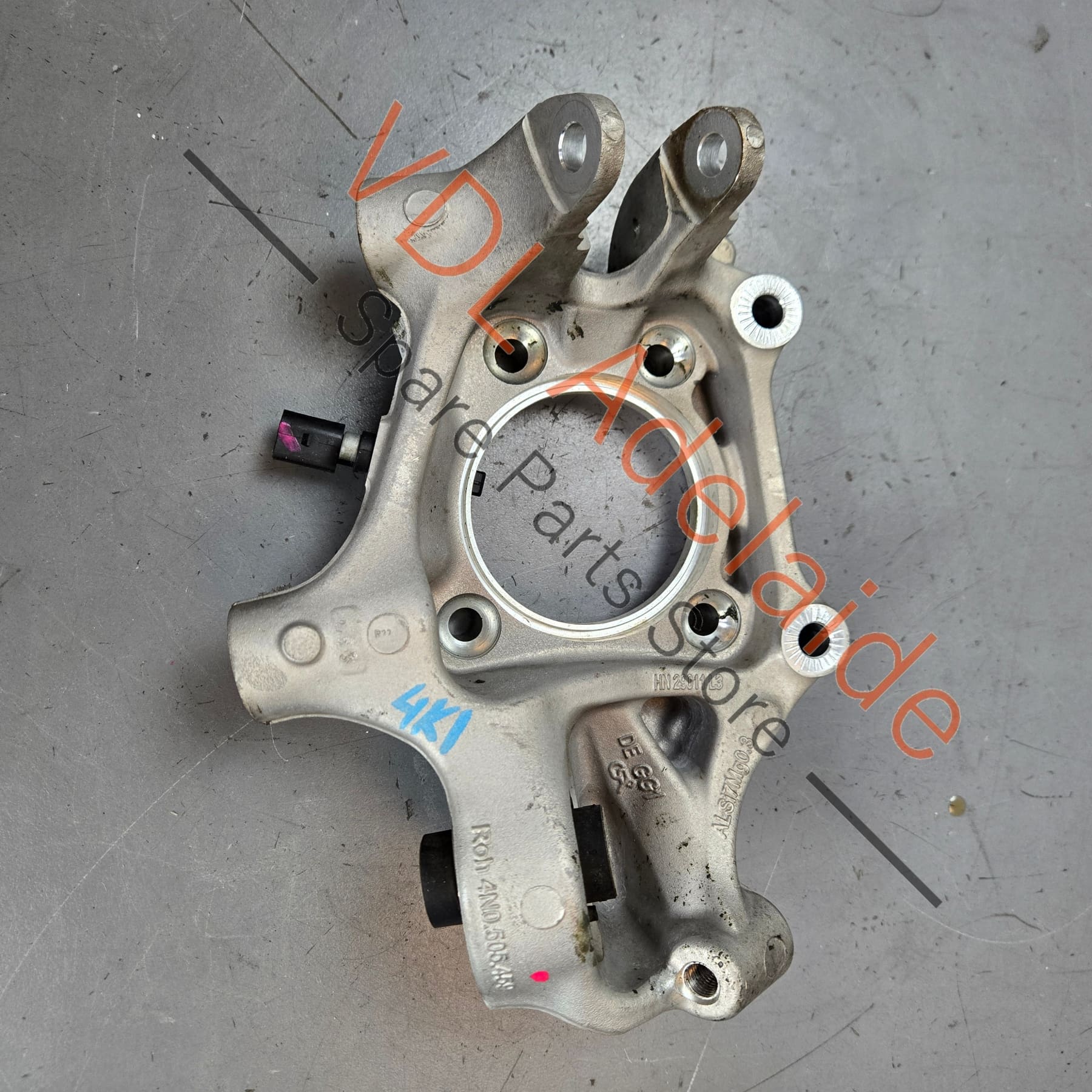 4N0505431F    Audi Rear Suspension Hub Knuckle Wheel Bearing Housing Left LHS 4N0505431F