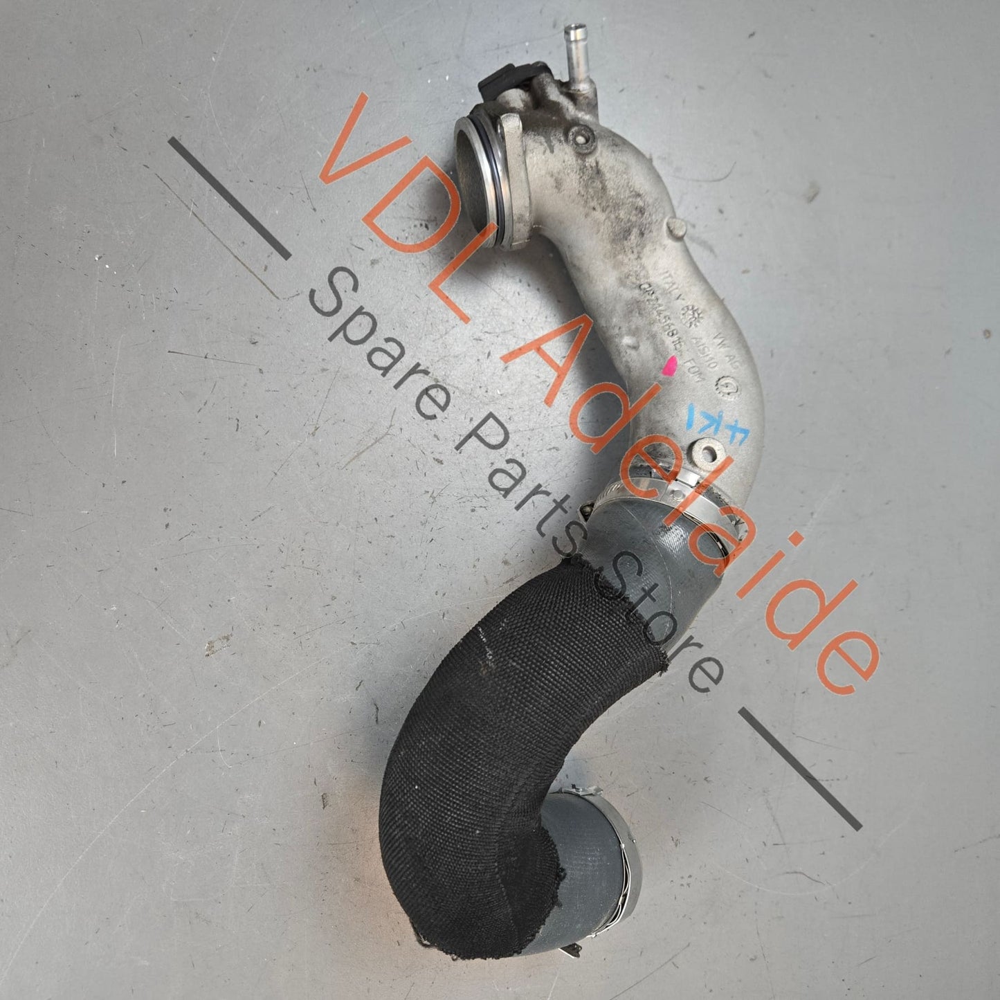 0P2145681E    Audi RS6 RS7 Left Lower Charge Air Pipe Tube 0P2145681E