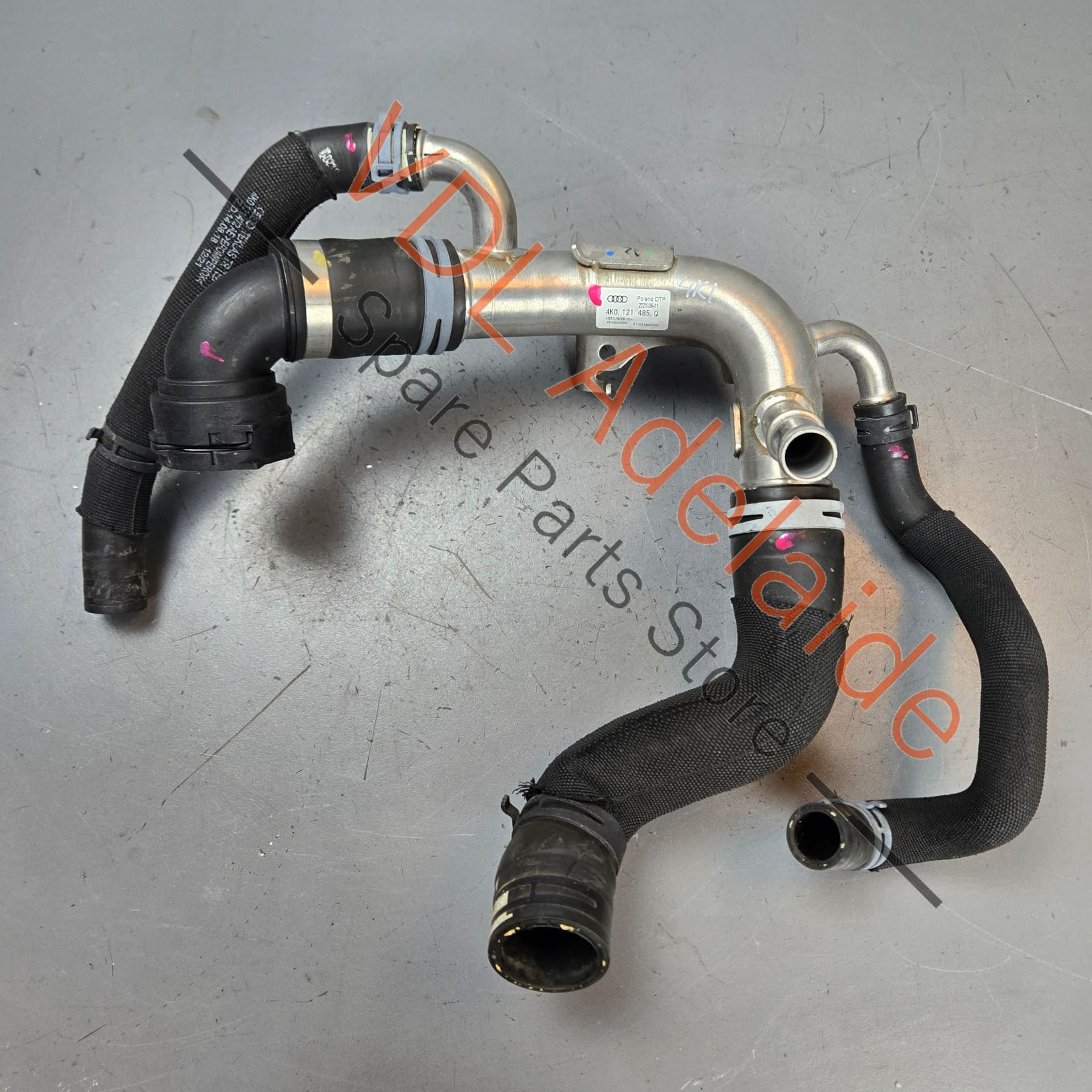 4K0121485Q    Audi RS6 RS7 Coolant Pipe 4K0121485Q