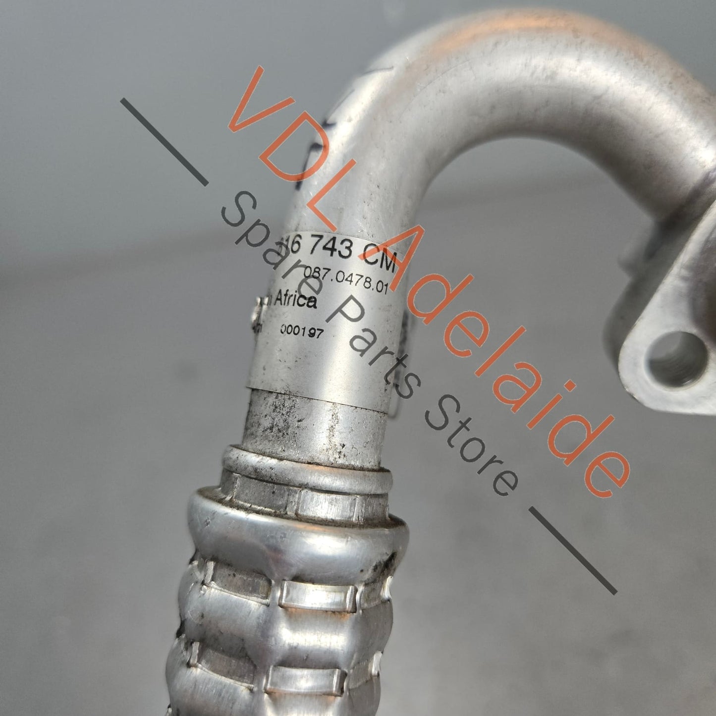 4K0816743CM    Audi RS6 RS7 AC Condenser Refrigerant Pipe Hose 4K0816743CM