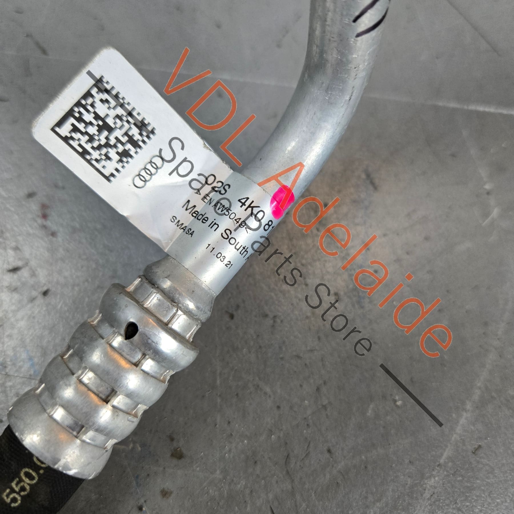 4K0816721ER    Audi RS6 RS7 AC Condenser Refrigerant Pipe Hose 4K0816721ER