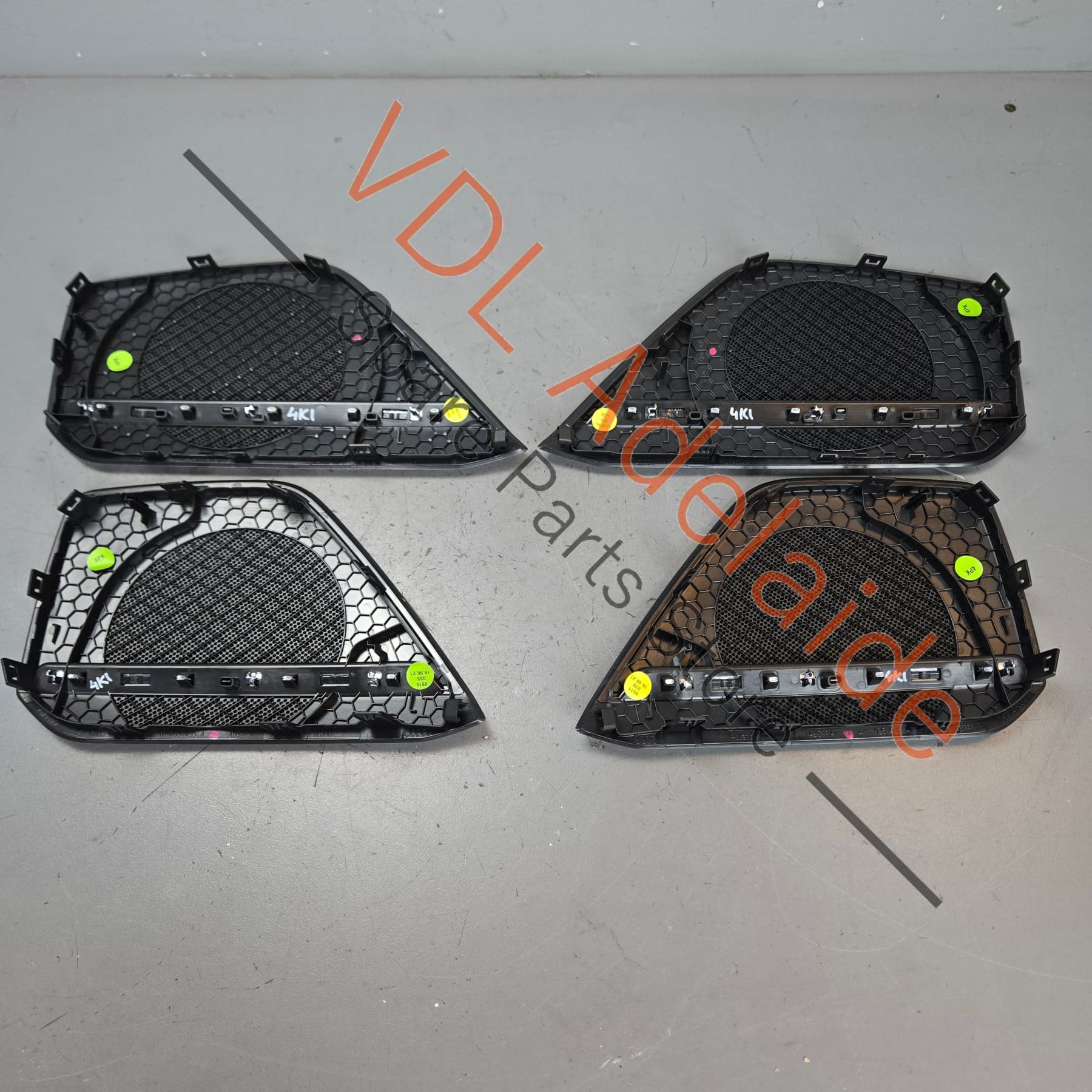 4K0035419A 4K0035420A   Audi RS7 Bang Olufsen Speaker Cover Trim Set 4K0035419A 4K0035420A