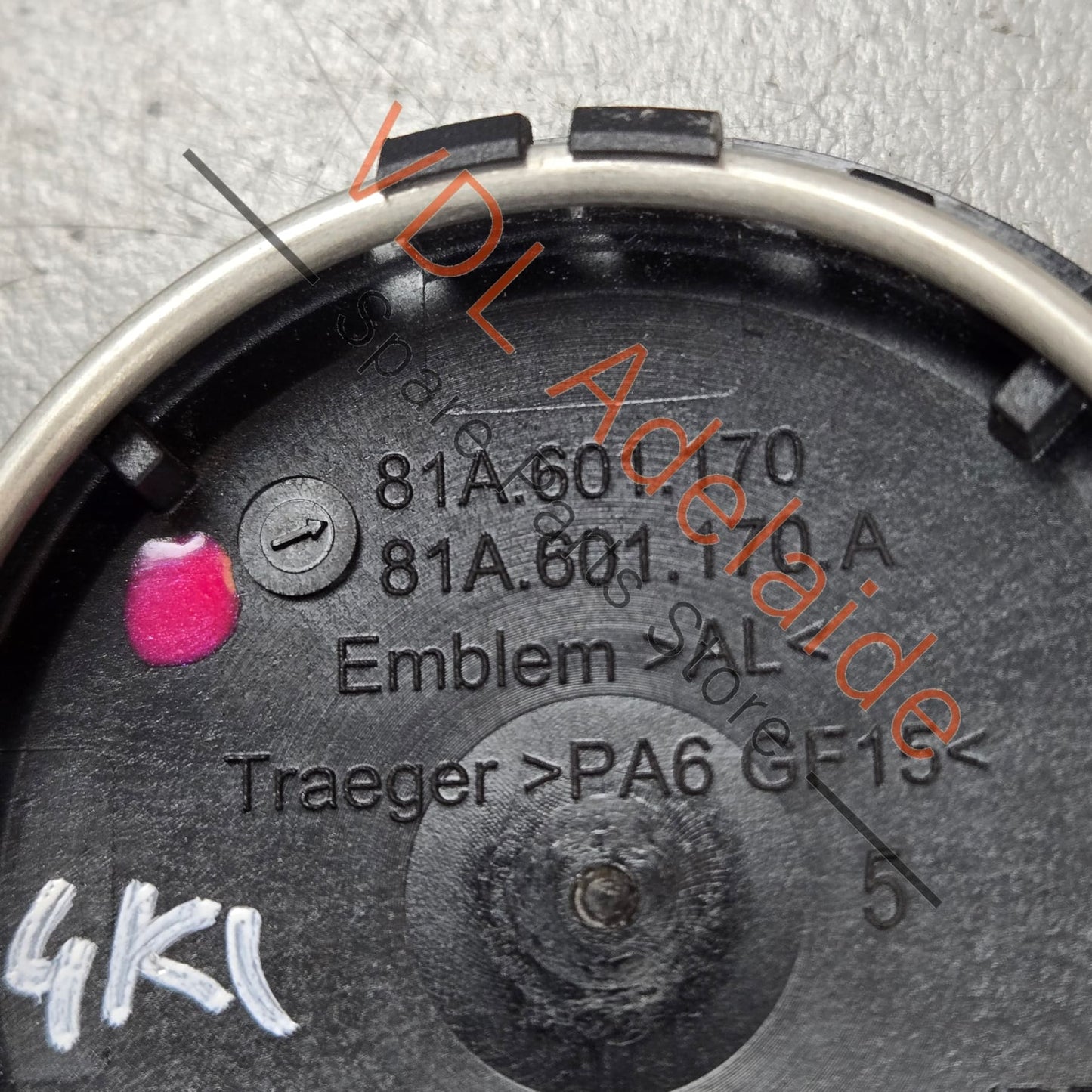 81A601170A 81A601170   Audi Wheel Centre Hub Wheel Cap 81A601170A 81A601170