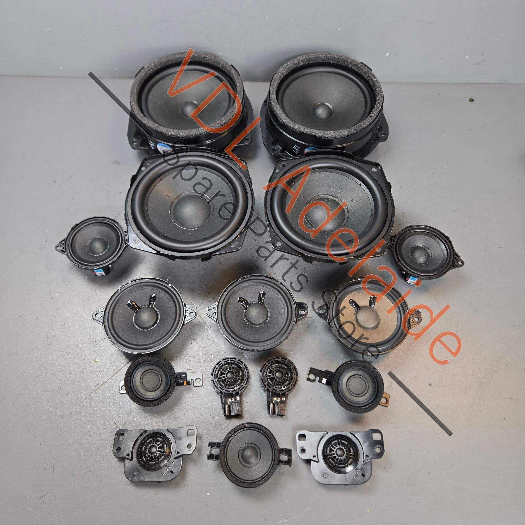 4K0035297 4K9035411A 4M0035454B 4K8035416 Audi RS7 16 Speaker Set Bang Olufsen 4K0035297 4K9035411A 4M0035454B 4K8035416