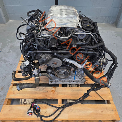 9A710002204 PAC100031    Porsche Panamera 2.9 V6 DGP DGPA Engine 243kw Complete drop-out Motor with Wiring & Turbos etc