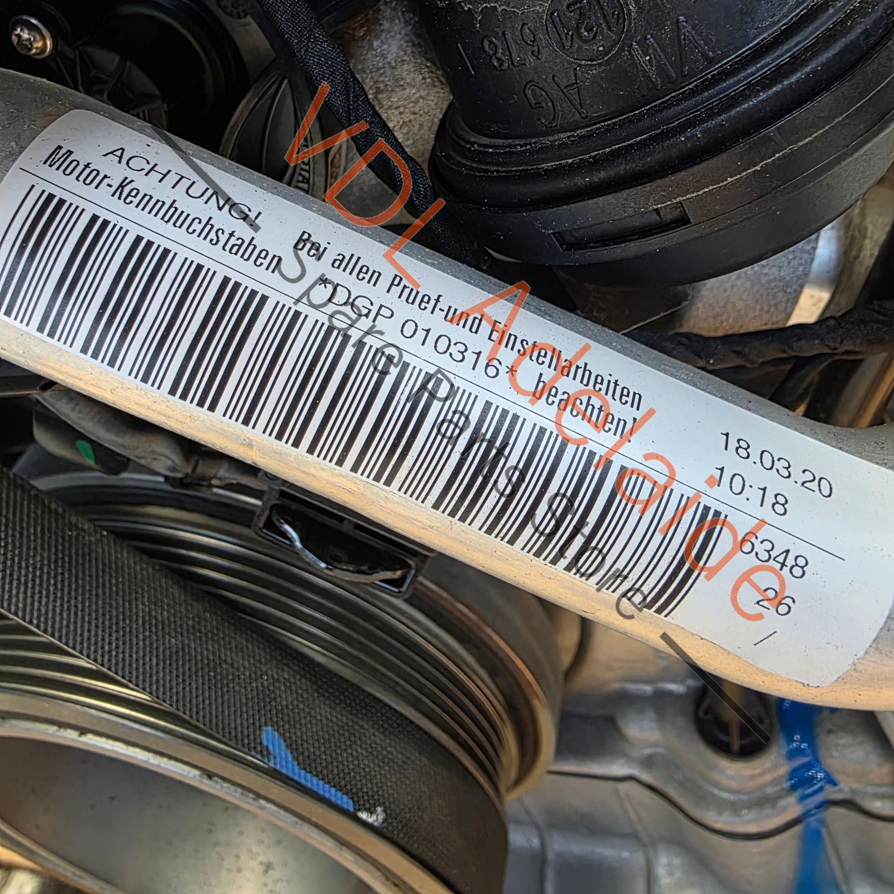 9A710002204 PAC100031    Porsche Panamera 2.9 V6 DGP DGPA Engine 243kw Complete drop-out Motor with Wiring & Turbos etc