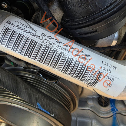 9A710002204 PAC100031    Porsche Panamera 2.9 V6 DGP DGPA Engine 243kw Complete drop-out Motor with Wiring & Turbos etc