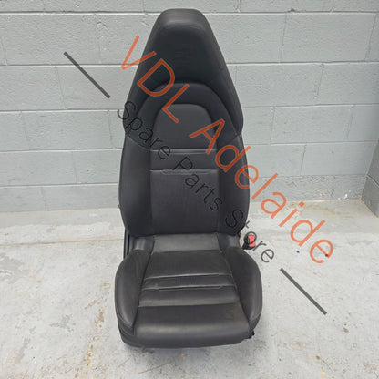 971881806FBGDB     Porsche Panamera Front Right Seat with Crest Logo Emblem in Headrest 971881806FB GDB