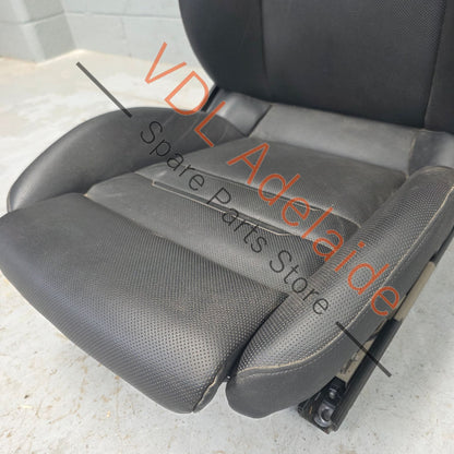 971881806FBGDB     Porsche Panamera Front Right Seat with Crest Logo Emblem in Headrest 971881806FB GDB