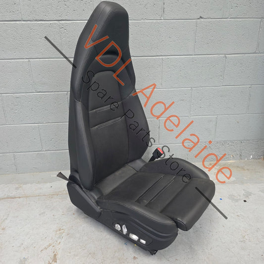 971881806FBGDB     Porsche Panamera Front Right Seat with Crest Logo Emblem in Headrest 971881806FB GDB